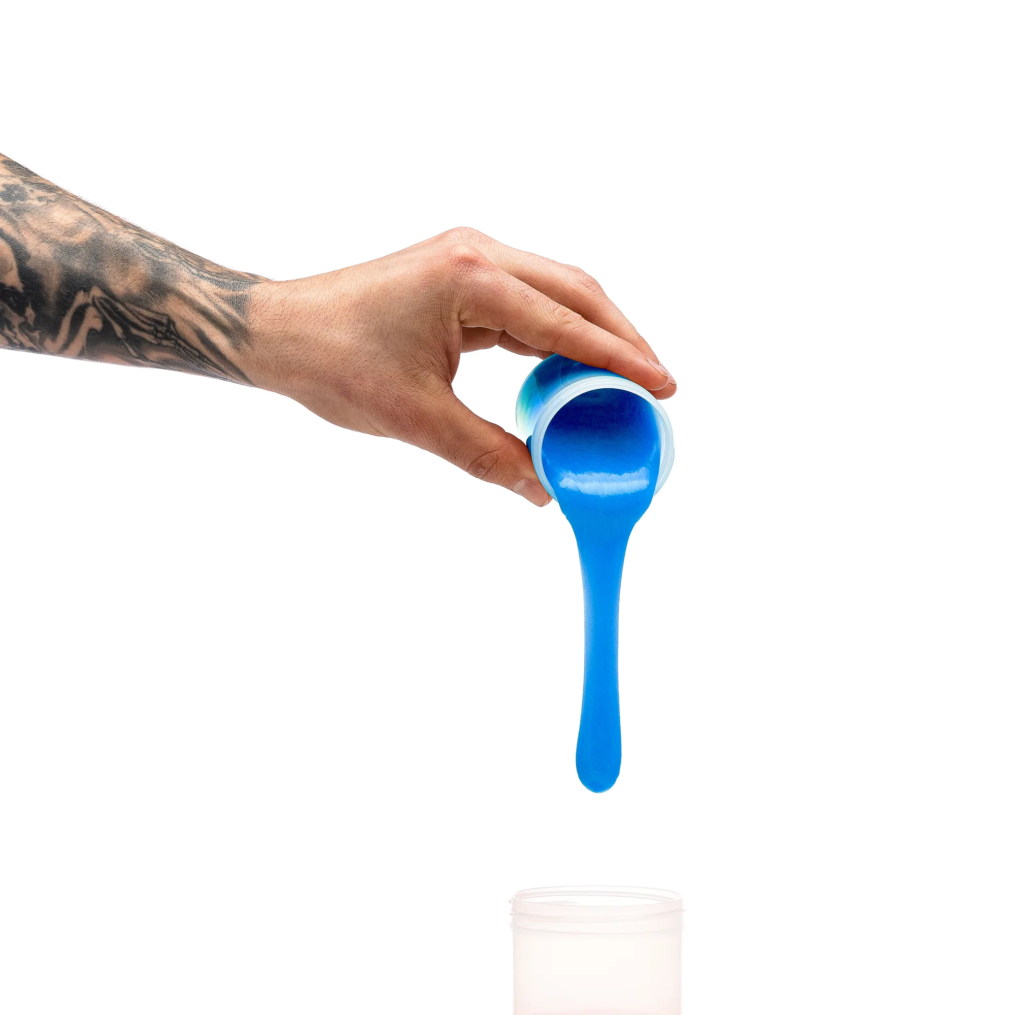 Clone-A-Willy Silicone Refill <br>Glow Blue - Image 3