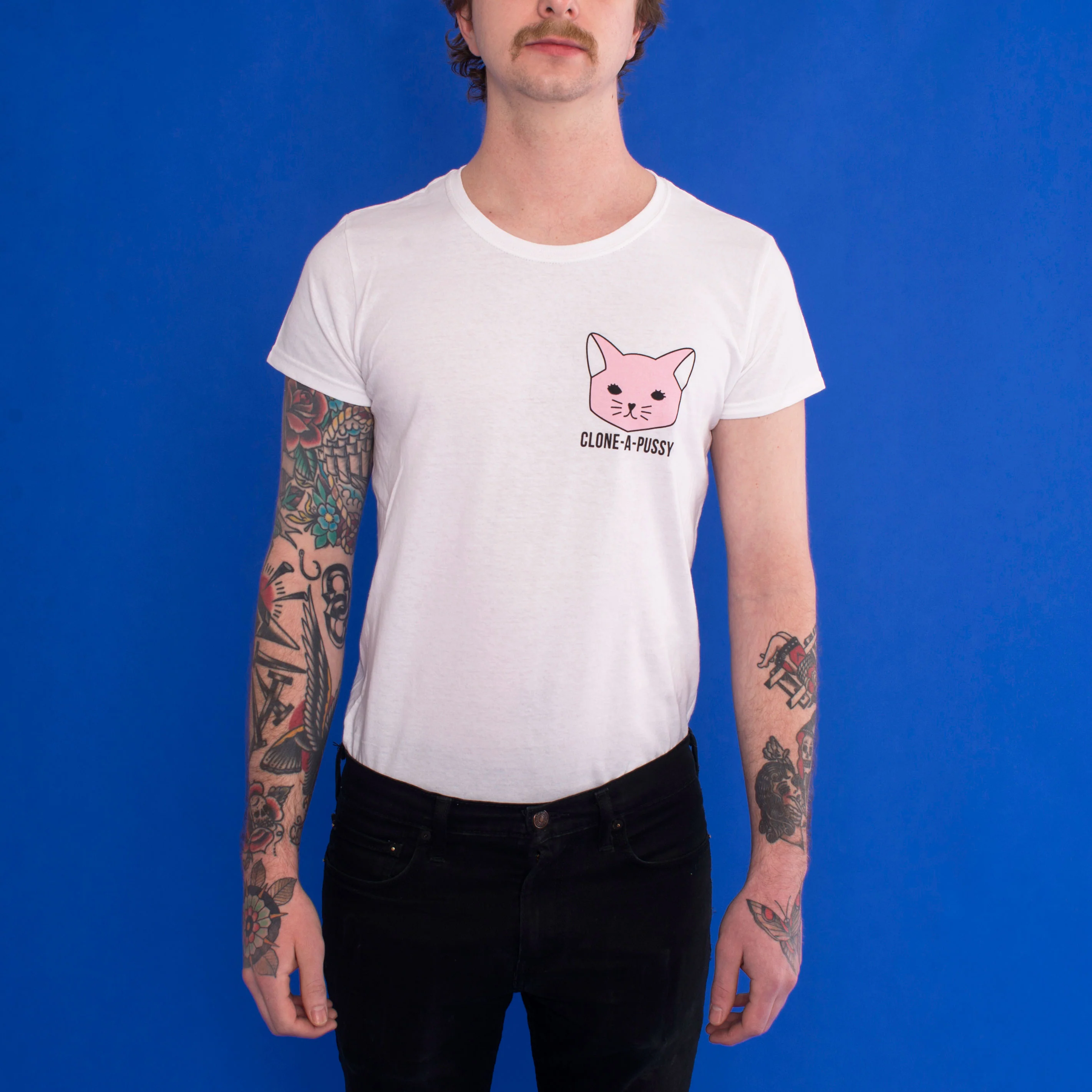 Clone-A-Pussy Ladies Fit Tee - Image 3
