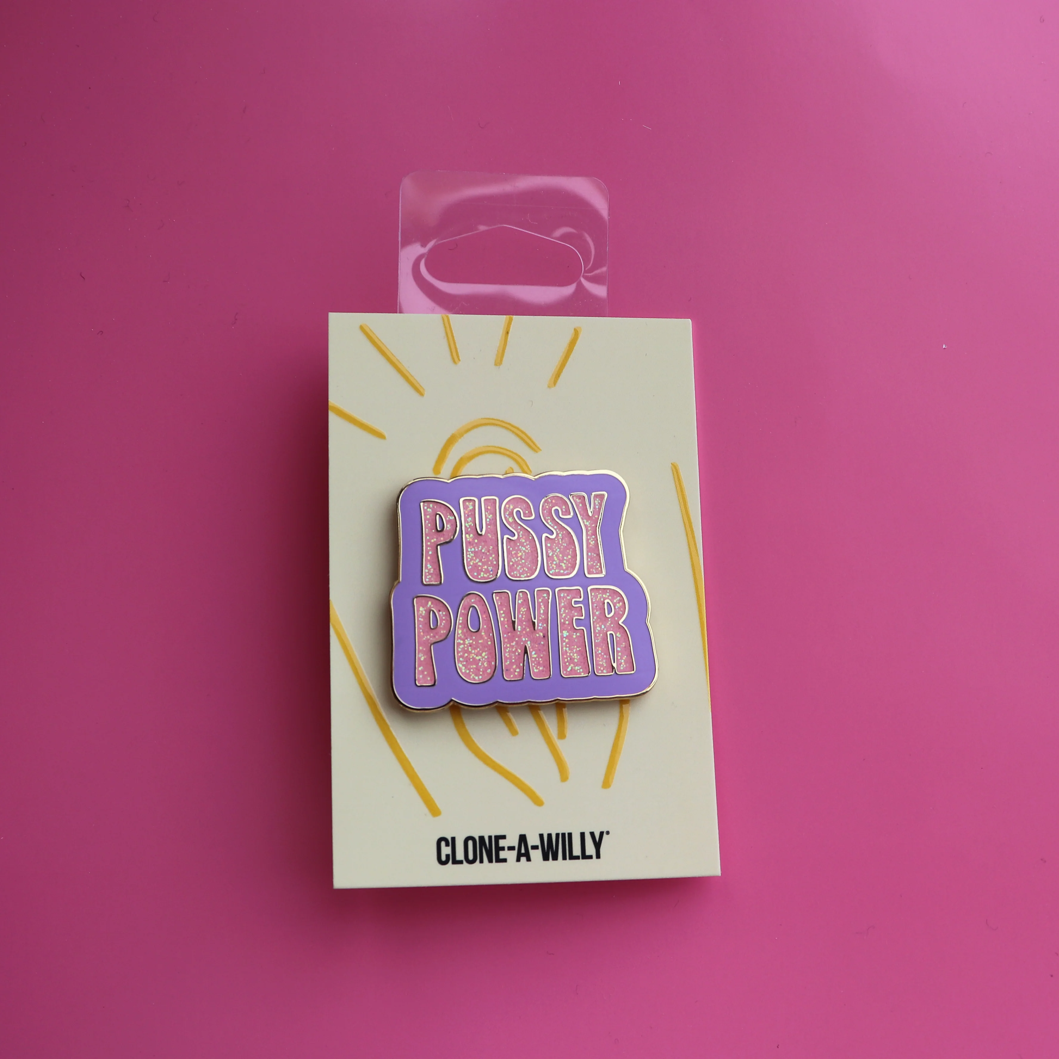 Pussy Power Enamel Pin - Image 3
