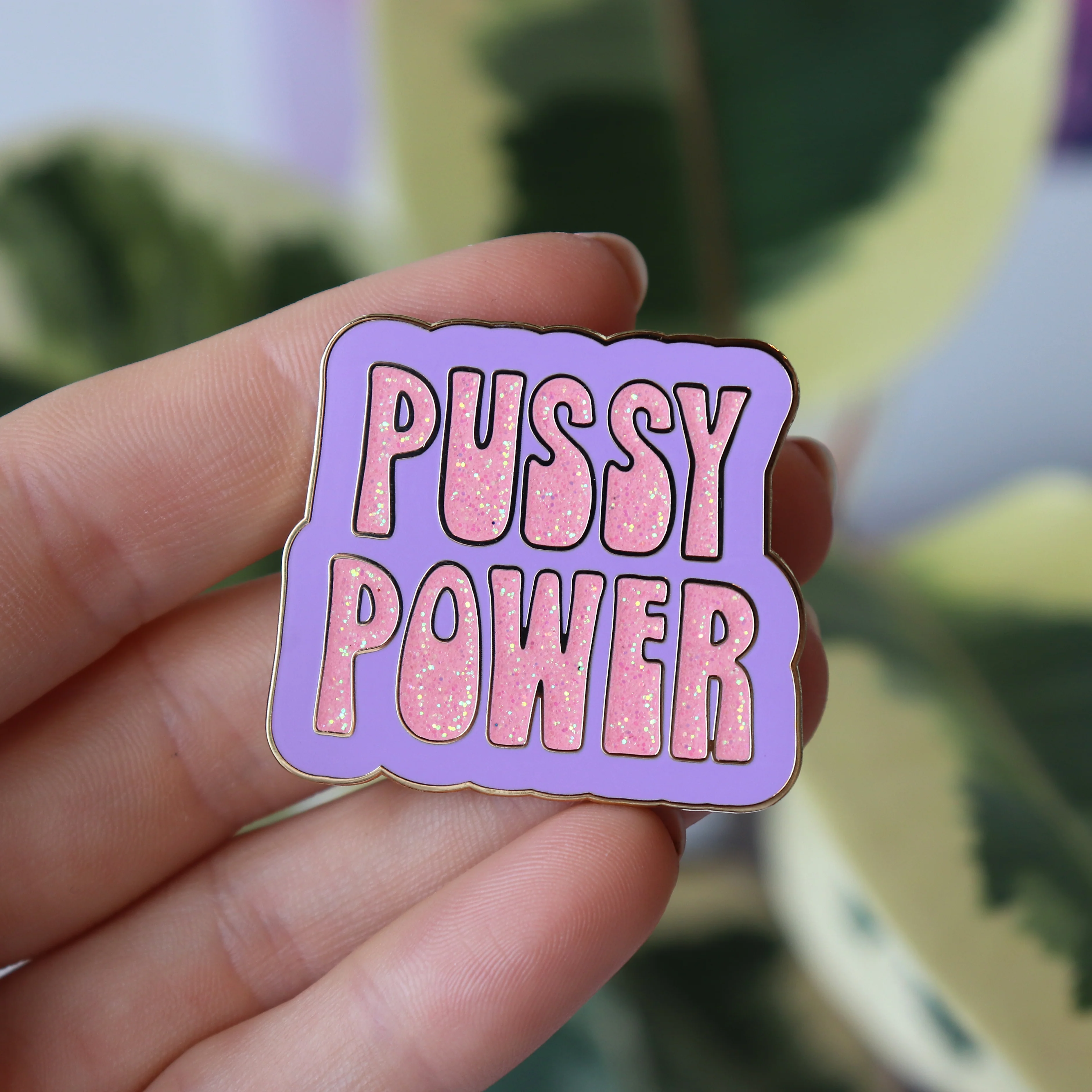 Pussy Power Enamel Pin - Image 4